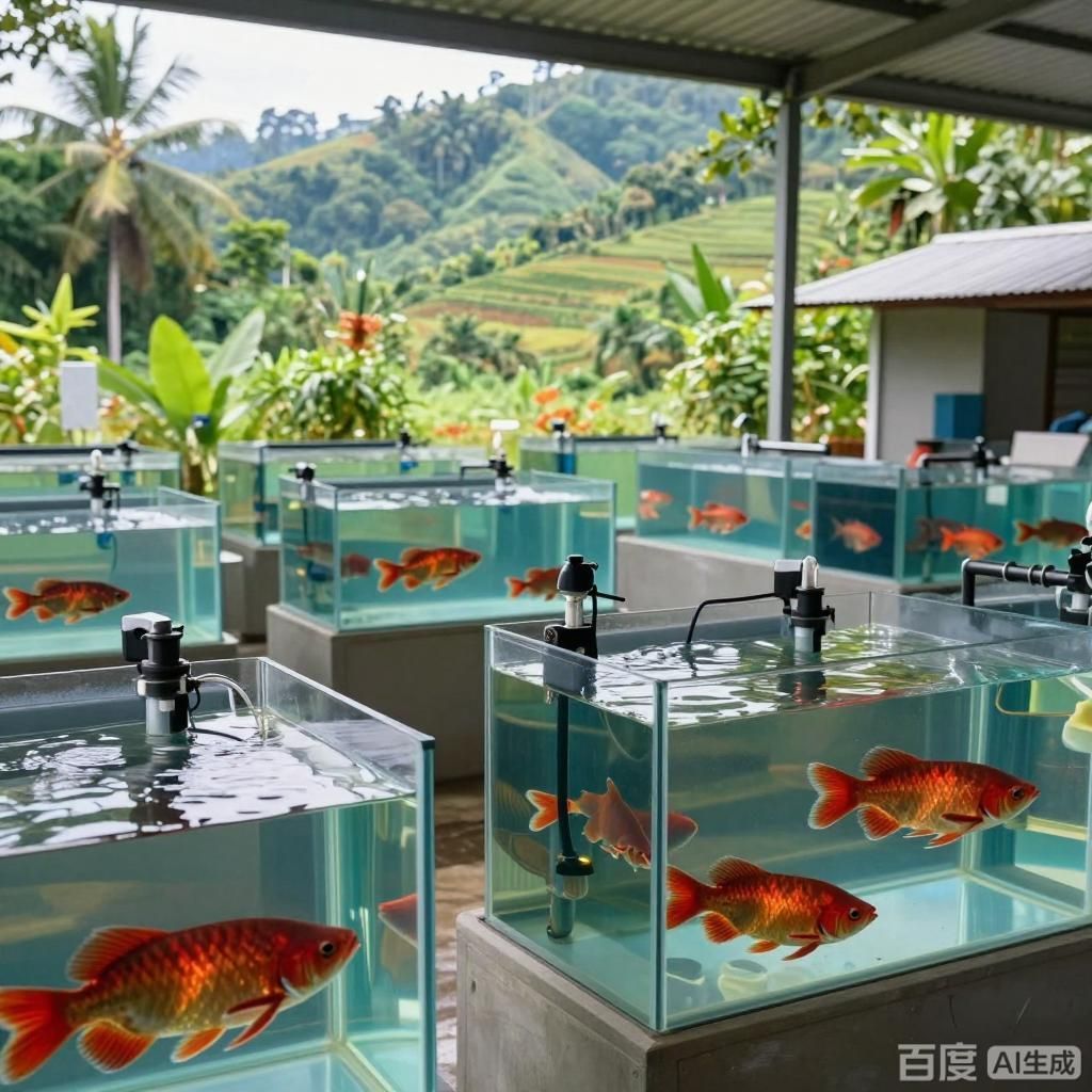 印尼紅龍魚的主要養(yǎng)殖地區(qū)有哪些，印尼紅龍魚養(yǎng)殖場(chǎng)景