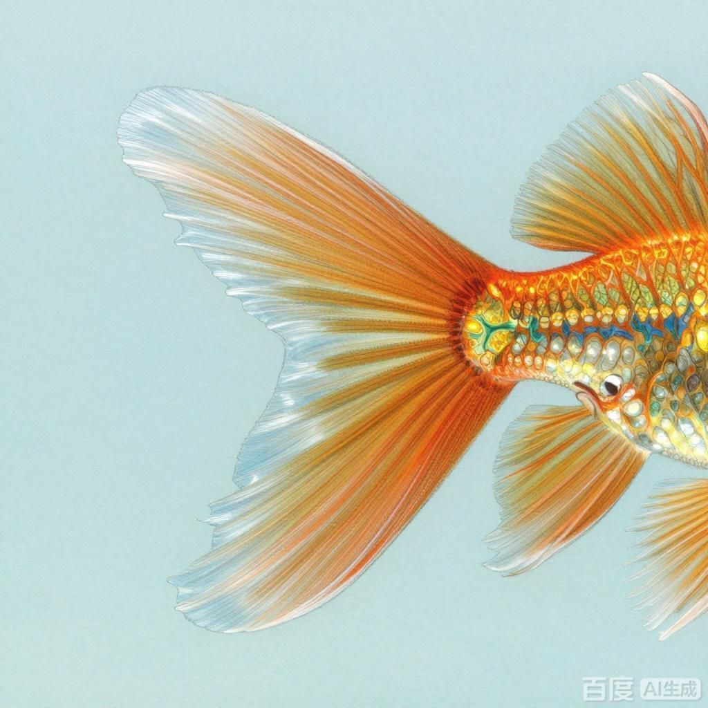 如何繪制金龍魚放大100倍的圖片，如何繪制一幅放大100倍的金龍魚100倍放大圖片的技巧