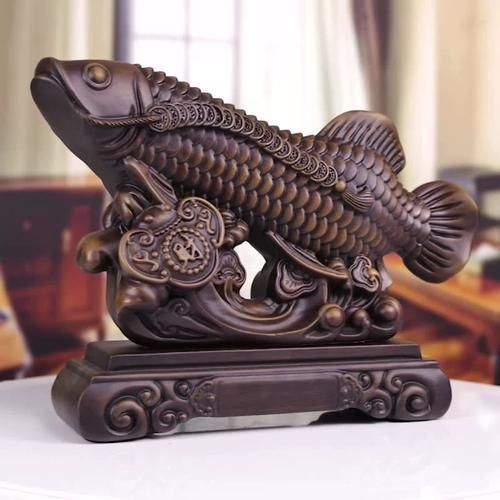 有沒(méi)有高清的金龍魚(yú)木雕細(xì)節(jié)圖，金龍魚(yú)木雕的高清圖片