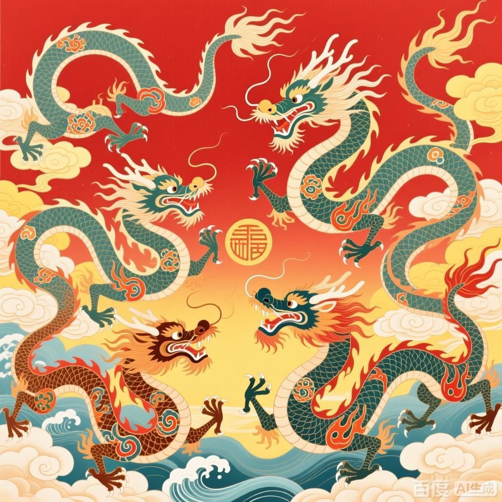 如何結合十大吉祥龍設計圖案，十大吉祥龍設計圖案
