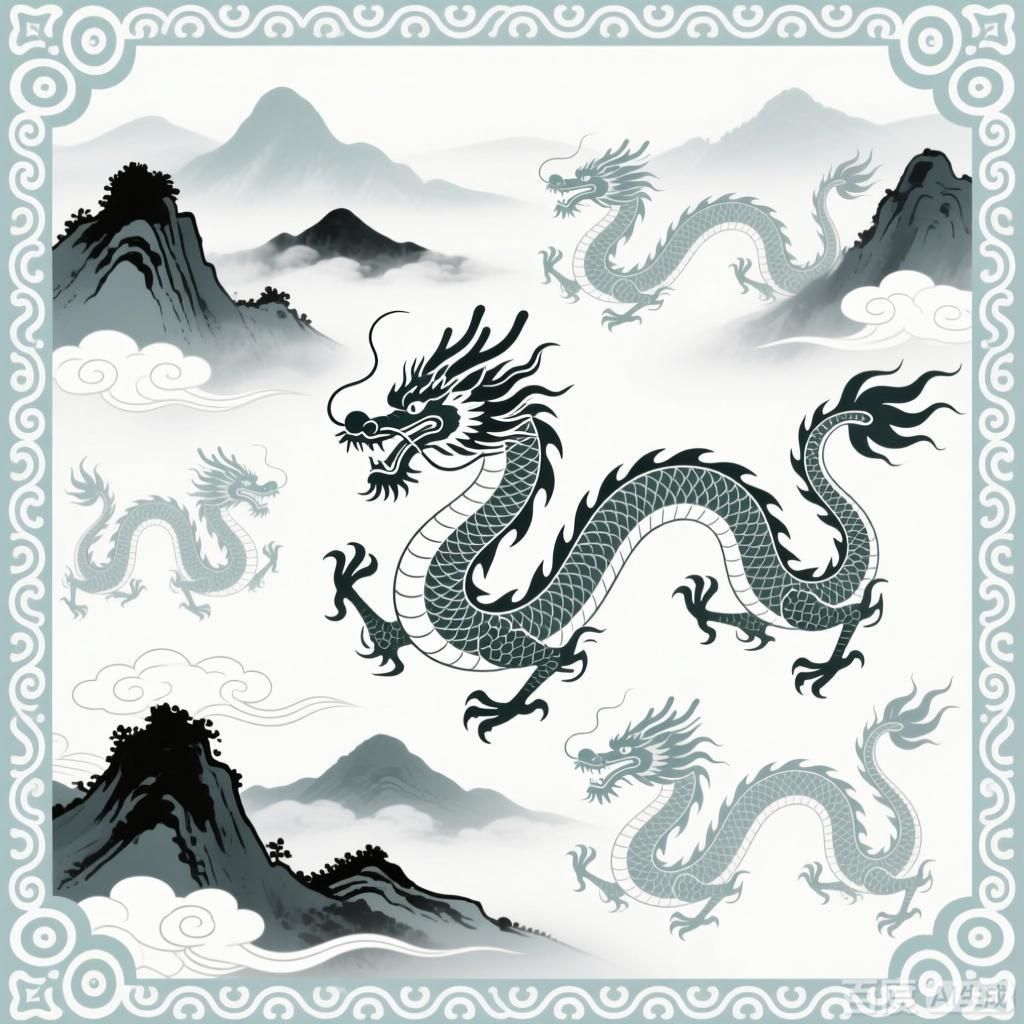 如何結合十大吉祥龍設計圖案，十大吉祥龍設計圖案