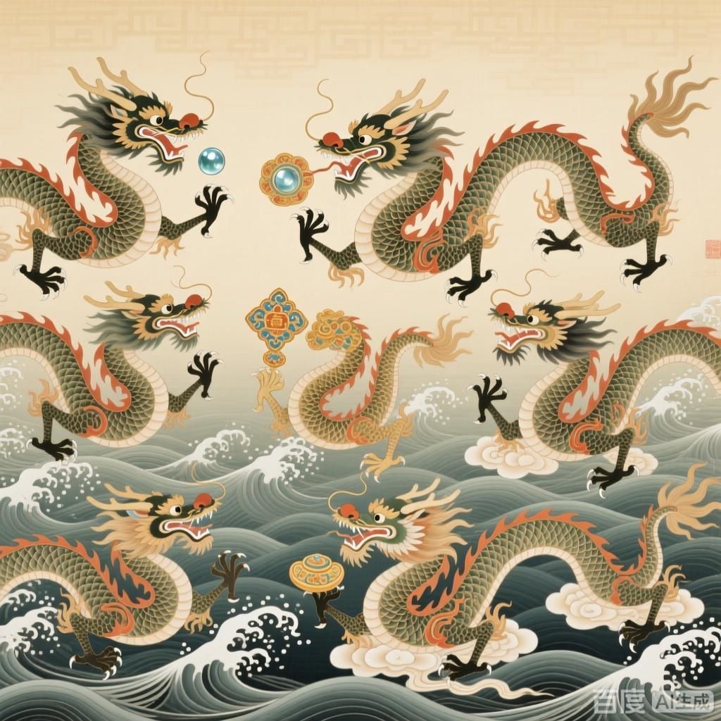如何結合十大吉祥龍設計圖案，十大吉祥龍設計圖案
