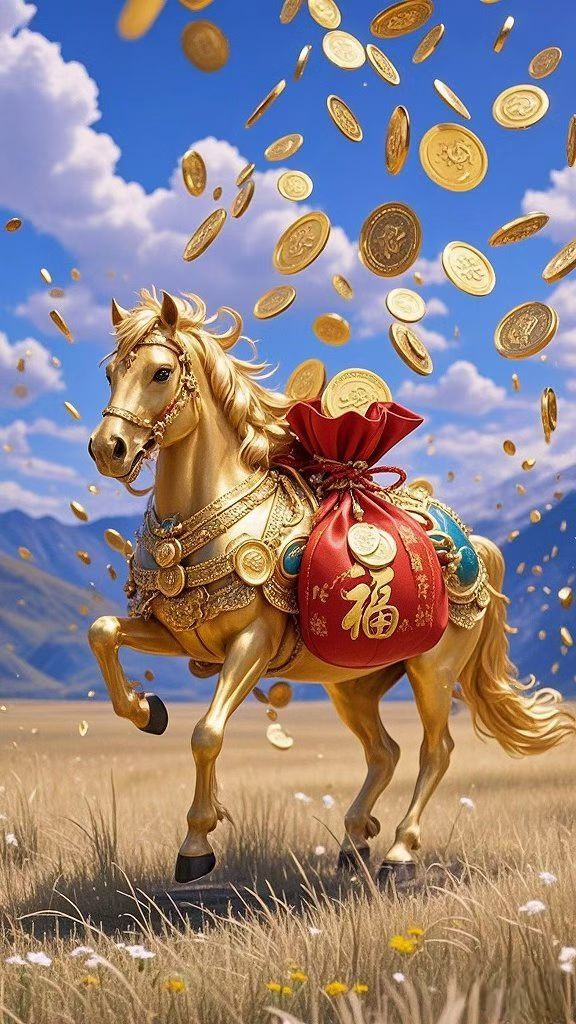 馬年到，馬上有錢，