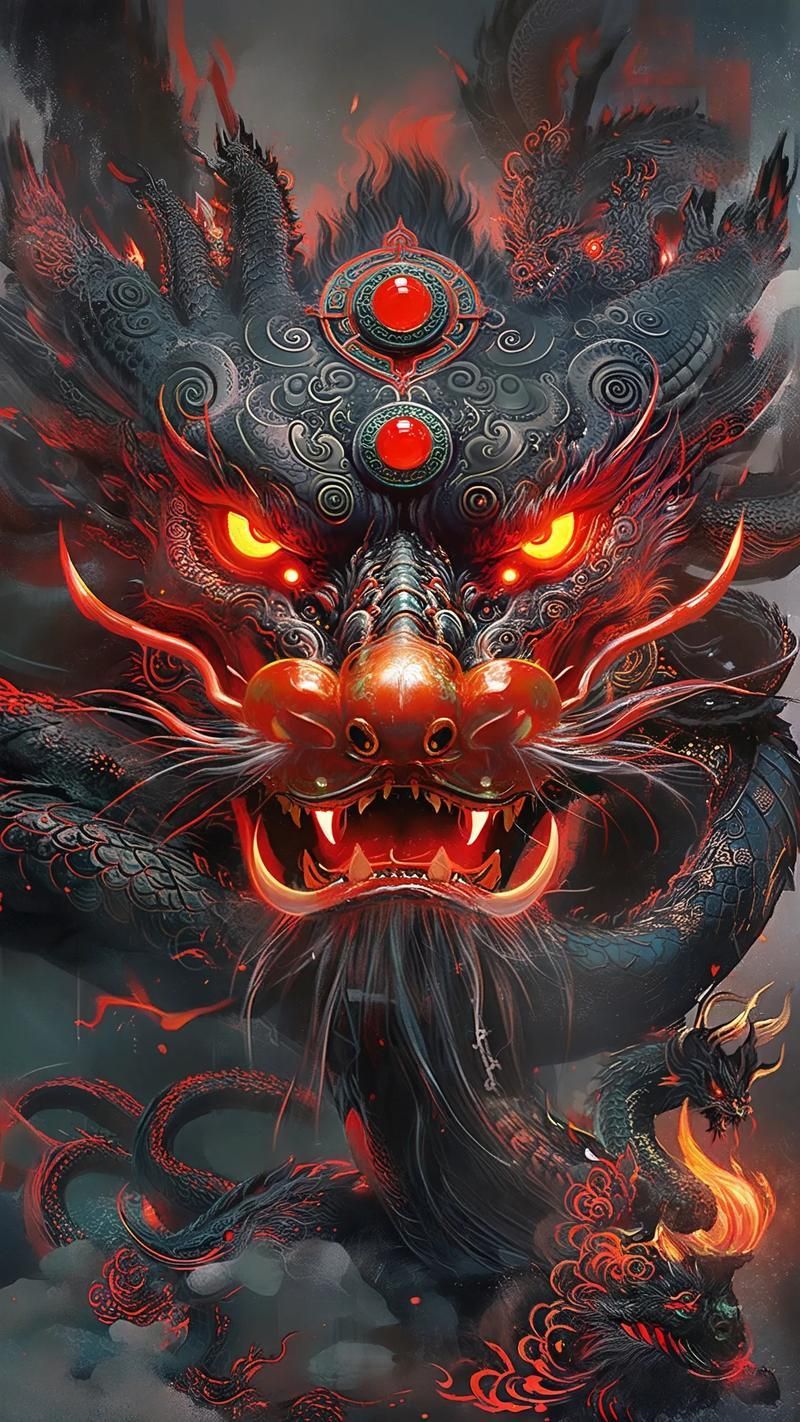 能否提供更多關(guān)于黑龍的圖片，關(guān)于黑龍的圖片特征和可能的視覺內(nèi)容