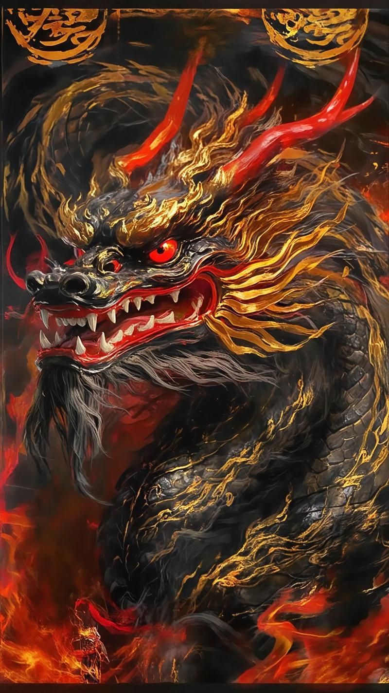 能否提供更多關(guān)于黑龍的圖片，關(guān)于黑龍的圖片特征和可能的視覺內(nèi)容