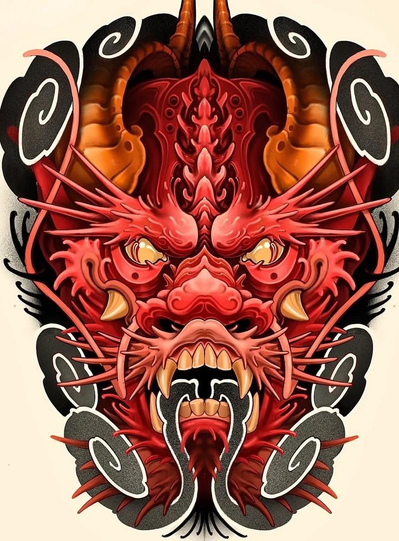 紅龍故事的歷史演變，《權威歷史圖像或藝術作品：紅龍故事的深度解析