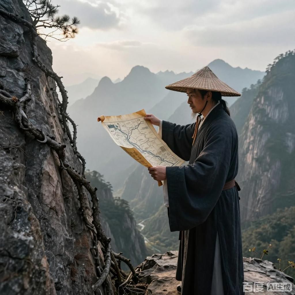 能否舉例說明主角如何運用風水知識尋找龍脈，風水學中如何尋找龍脈