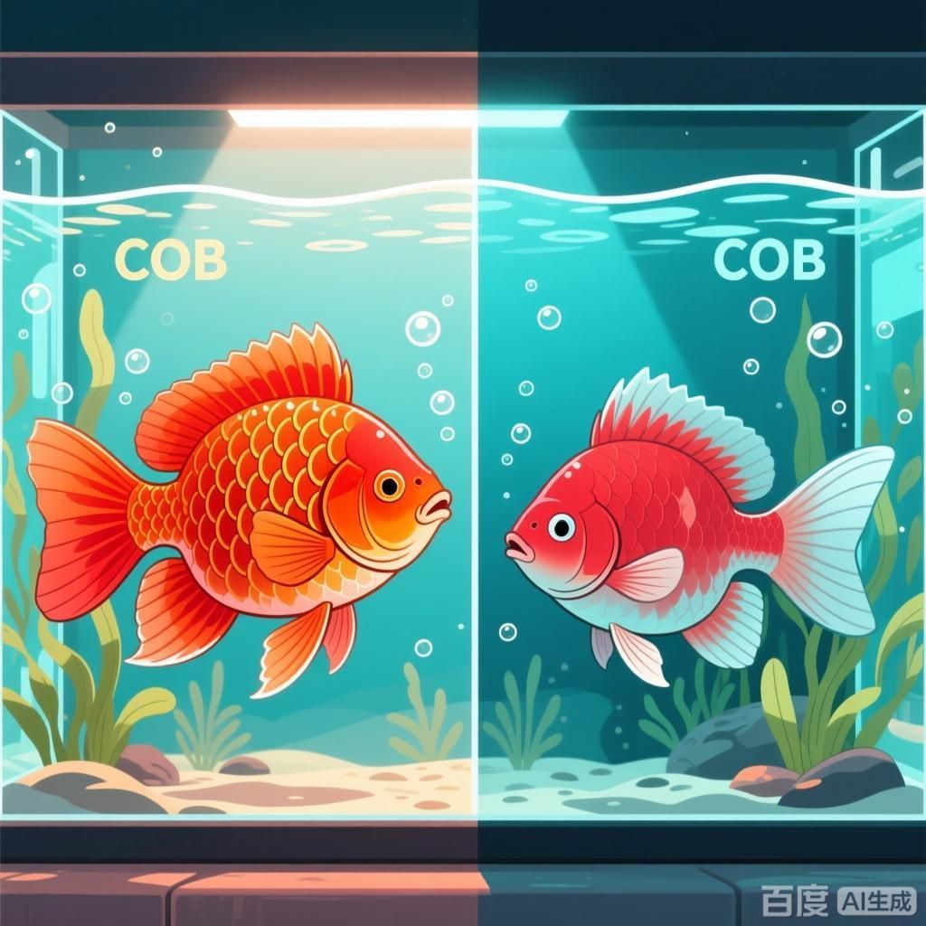 COB光源對紅龍魚發色有何影響？，b光源對紅龍魚發色的影響
