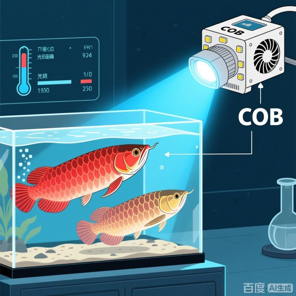 COB光源對紅龍魚發色有何影響？，b光源對紅龍魚發色的影響