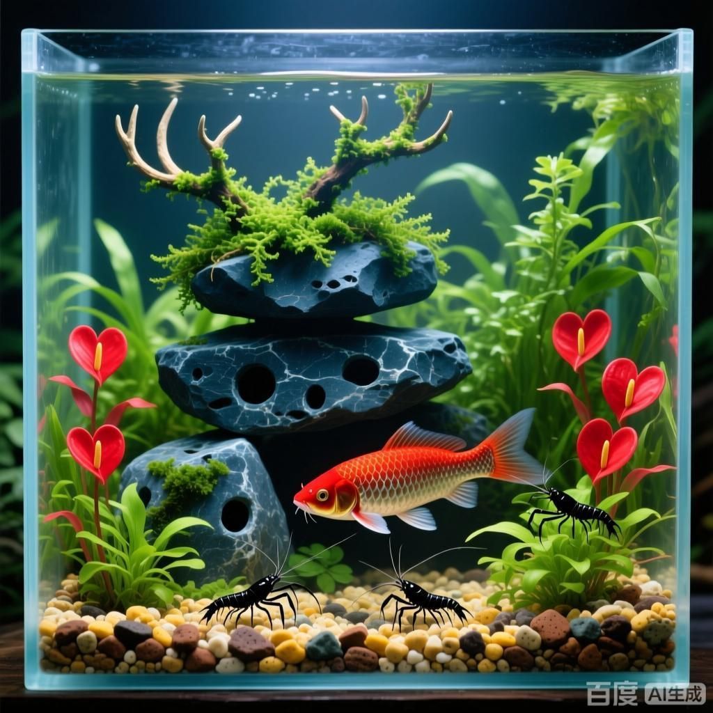 生態(tài)造景風(fēng)龍魚缸如何搭配，生態(tài)造景風(fēng)龍魚缸搭配圖片