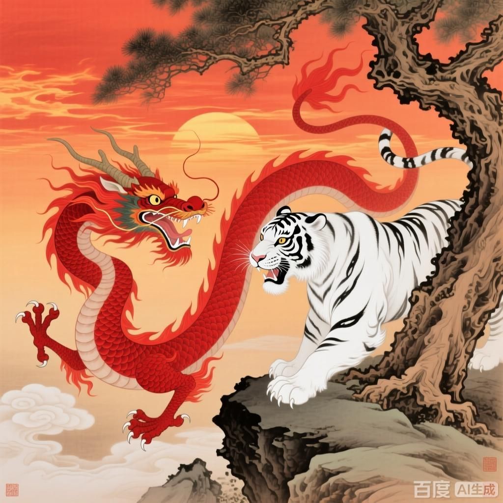 紅龍與其他神獸的比較，神話傳說紅龍與其他神獸的詳細對比圖紅龍與其他神獸的區別