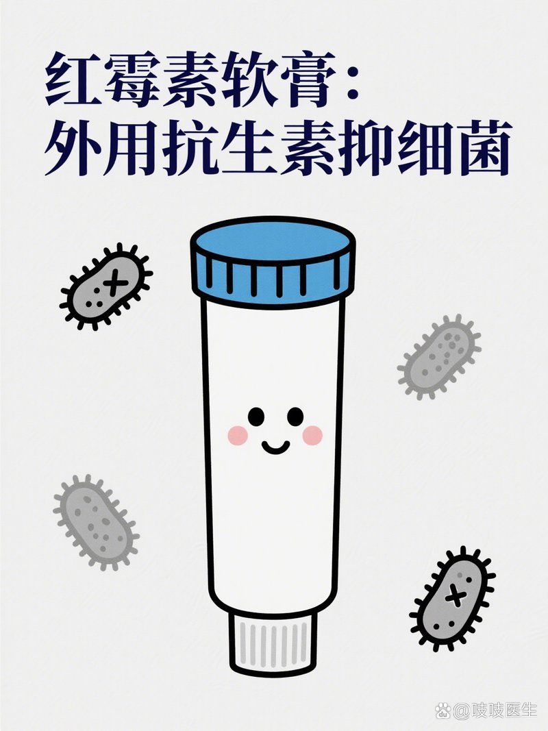紅霉素軟膏對哪些細菌感染有效，紅霉素軟膏是一種廣譜抗生素軟膏可預防繼發細菌感染