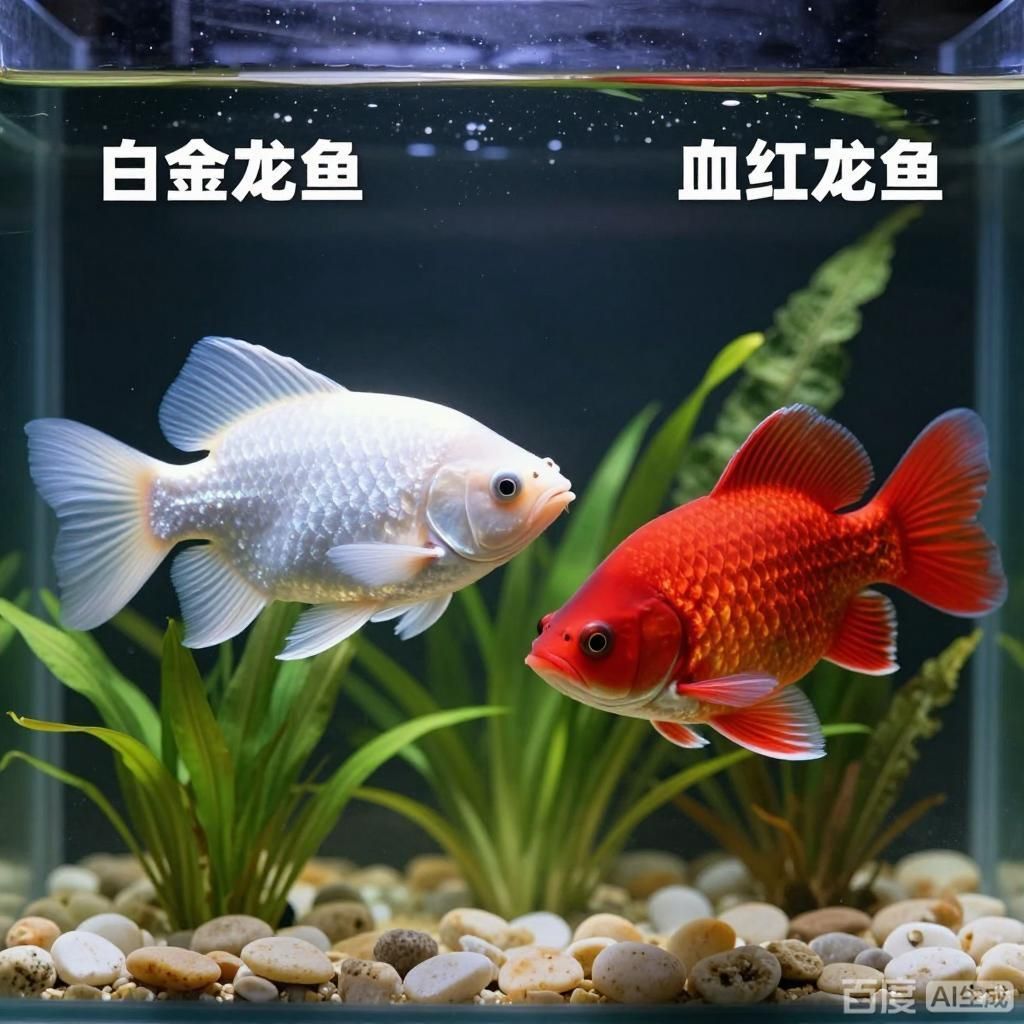 白金龍魚和血紅龍哪個(gè)更貴，白金龍魚和血紅龍哪個(gè)更有收藏價(jià)值,白金龍魚和血紅魚的市場價(jià)格差異大嗎