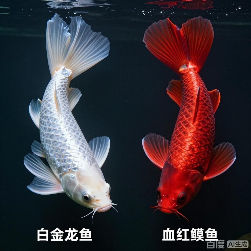 白金龍魚和血紅龍哪個(gè)更貴，白金龍魚和血紅龍哪個(gè)更有收藏價(jià)值,白金龍魚和血紅魚的市場價(jià)格差異大嗎