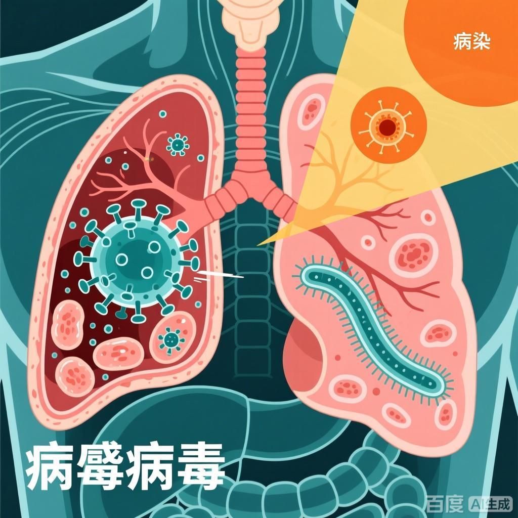 能否提供更多感染類型的信息，4張醫學科普類插畫