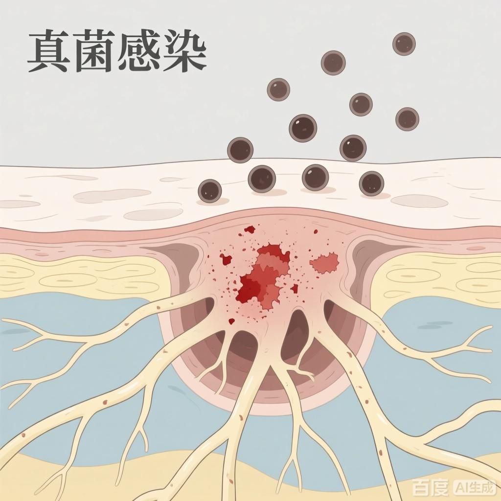 能否提供更多感染類型的信息，4張醫學科普類插畫