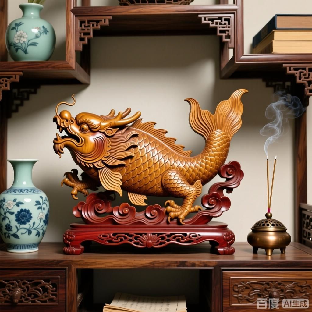 木雕金龍魚的價(jià)格范圍，如何辨別木雕金龍魚的真?zhèn)? title=