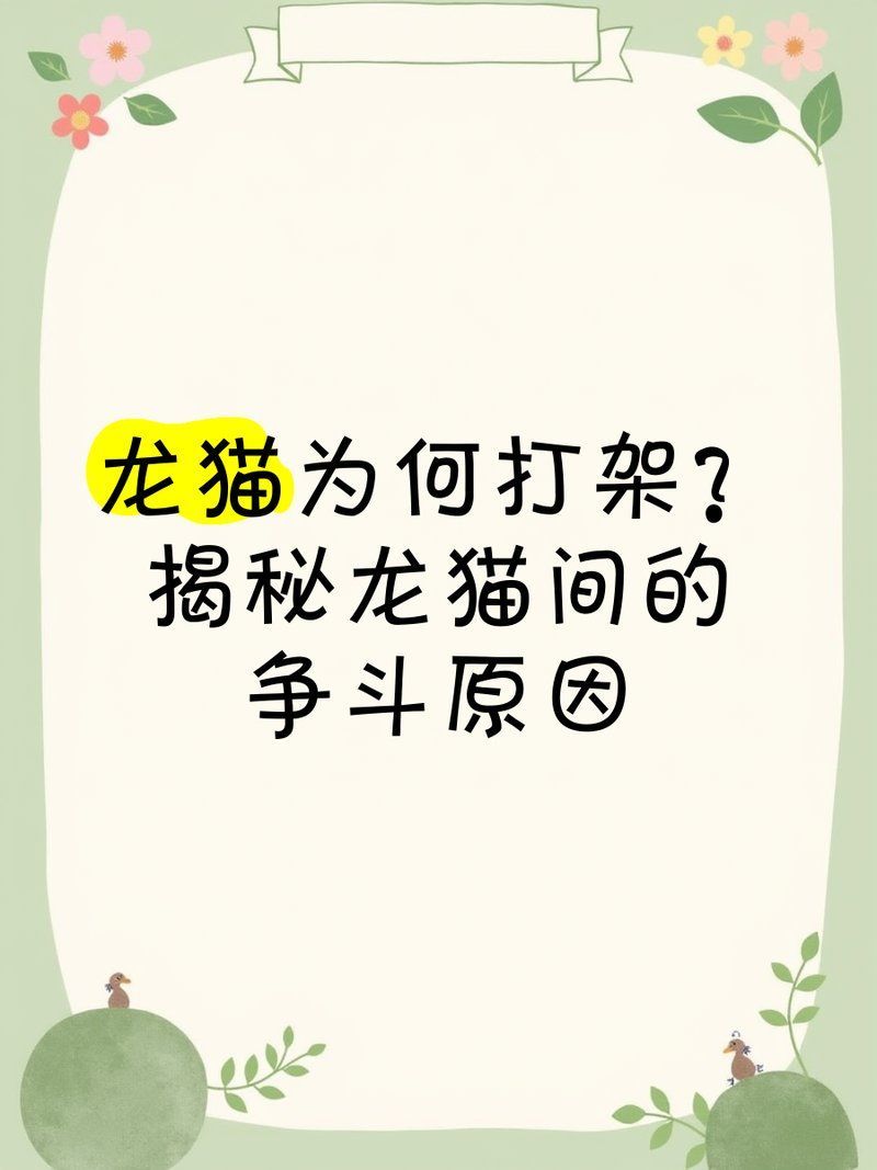雙養龍貓時如何減少打架風險，養龍貓時