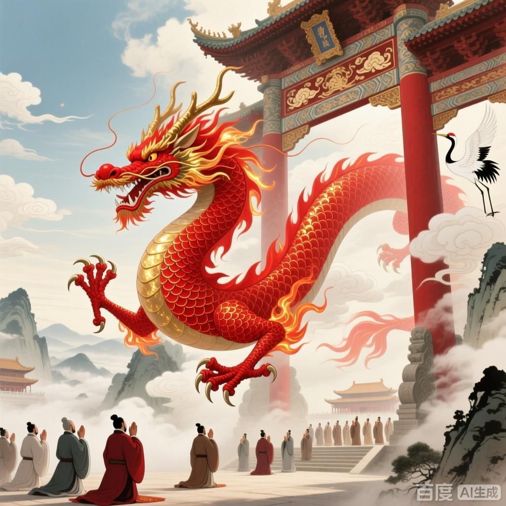 紅龍在中國神話中的地位，紅龍在中國神話中的地位是復雜而多樣的，能否提供更多關于紅龍的神話故事 紅龍在中國神話中的地位，紅龍在中國神話中的地位是復雜而多樣的，能否提供更多關于紅龍的神話故事 龍魚百科 第1張