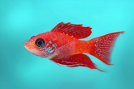 請給出更多關于紅色魚類的圖片，關于紅色魚類的一些圖片