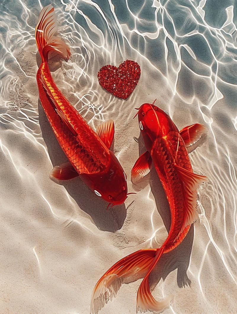 請給出更多關于紅色魚類的圖片，關于紅色魚類的一些圖片