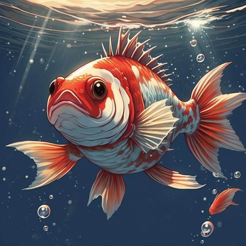 有沒有更多關于吉祥物魚的圖片，吉祥物魚在文化和藝術領域中的應用與影響