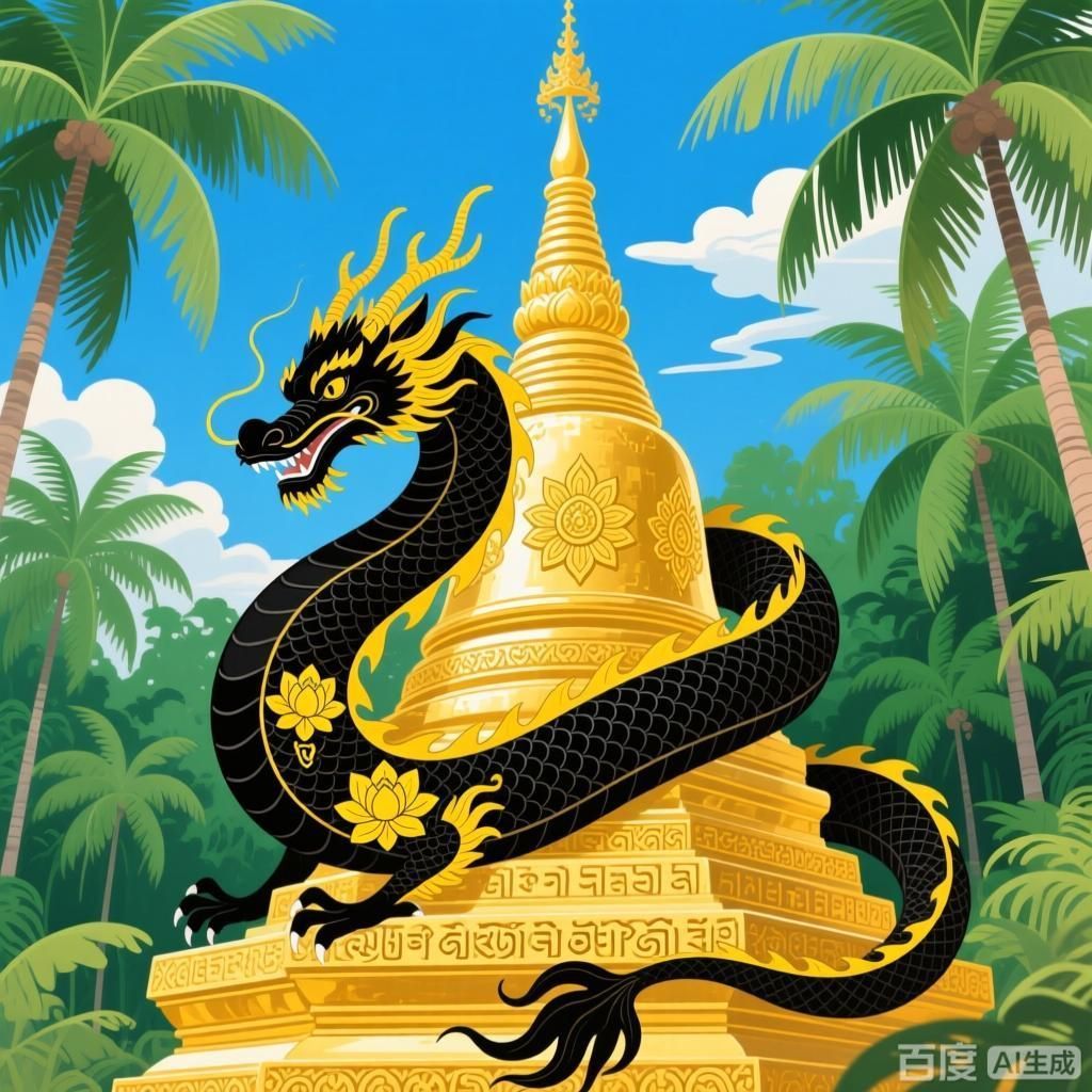 黑色龍?jiān)诓煌幕械慕巧姆瀹嫹謩e展現(xiàn)不同文化里的黑龍