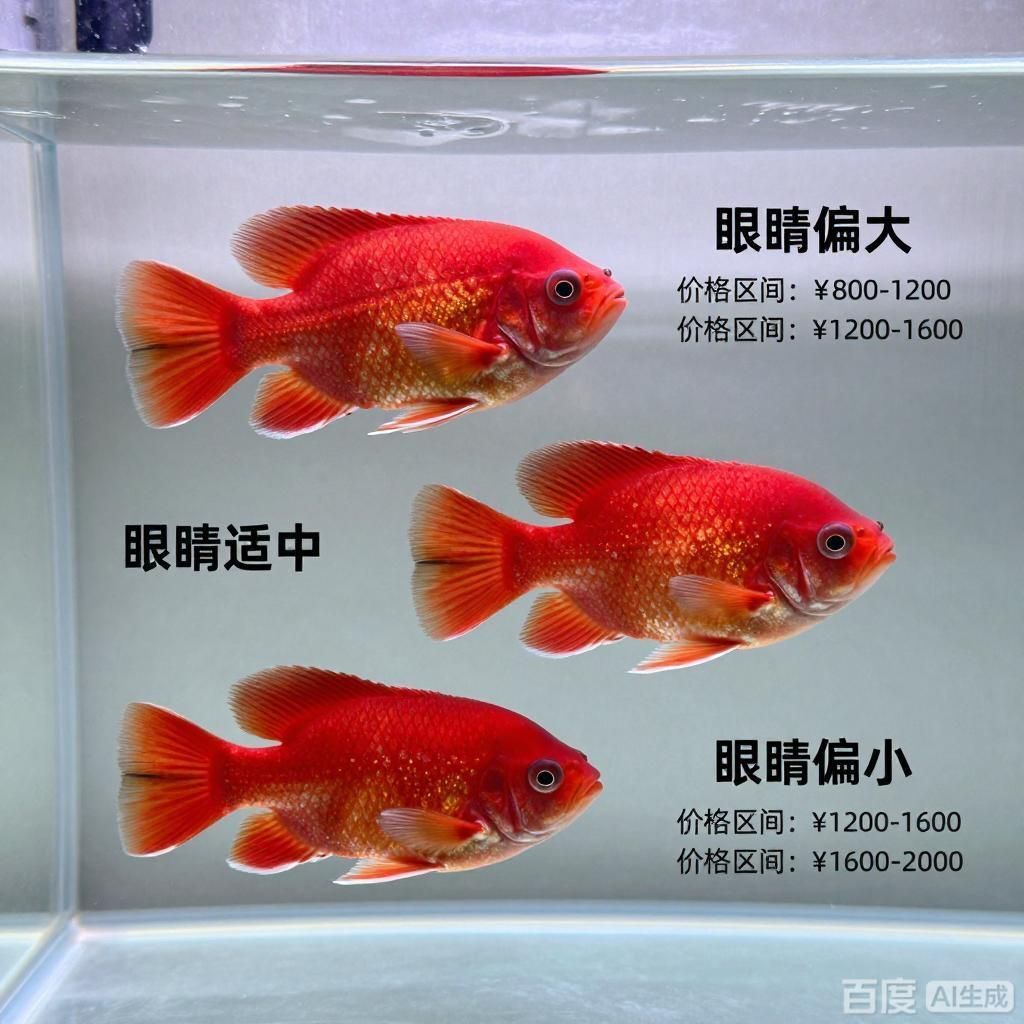紅龍魚眼睛大小與價格的關系，紅龍魚的眼睛大小與價格之間的關系