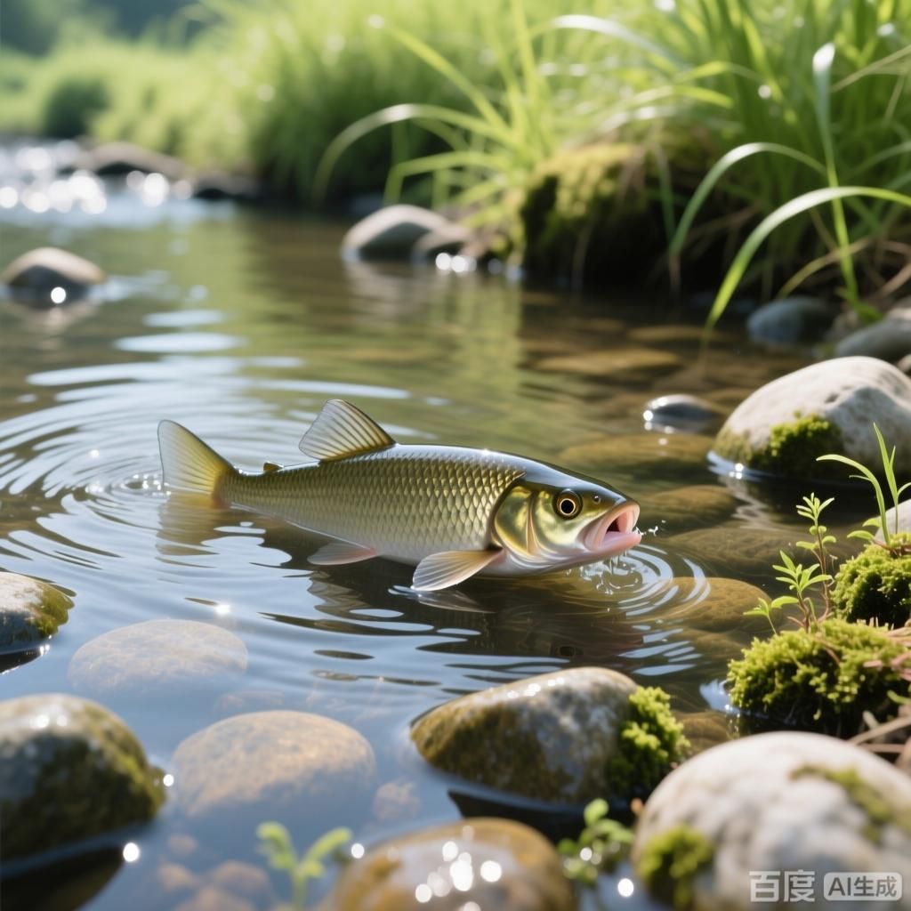 魚一直浮在水面呼吸急促，魚一直浮在水面呼吸急促，四張圖均圍繞浮在水面呼吸急促的圖片