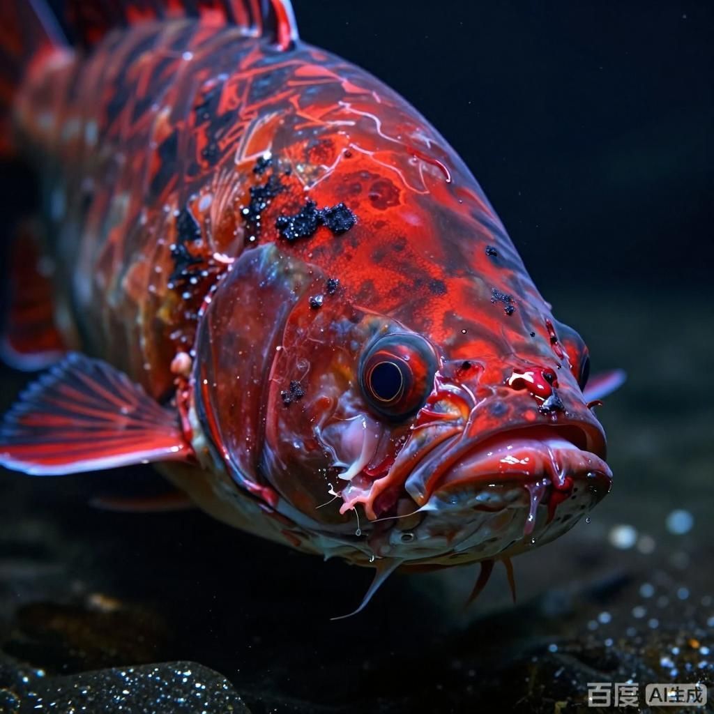 龍魚(yú)頭部好像潰爛，龍魚(yú)頭部潰爛會(huì)自愈嗎