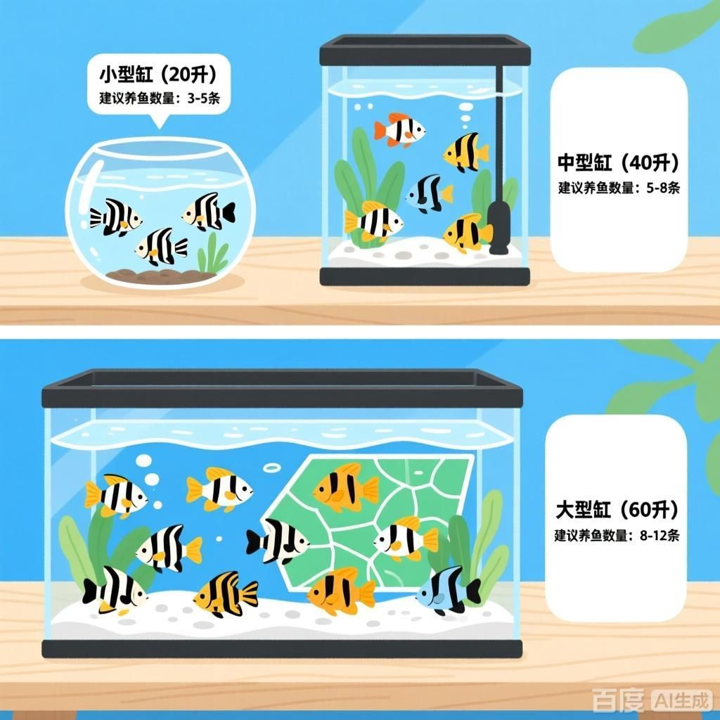 如何根據魚缸大小決定養魚數量，魚缸大小與養魚數量的關系