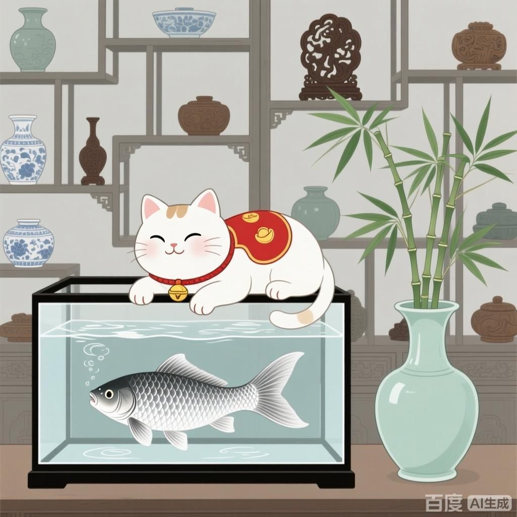 招財貓和龍魚混養的好處，招財貓和龍魚混養有哪些注意事項招財貓和龍魚混養有哪些注意事項 招財貓和龍魚混養的好處，招財貓和龍魚混養有哪些注意事項招財貓和龍魚混養有哪些注意事項 龍魚百科 第2張