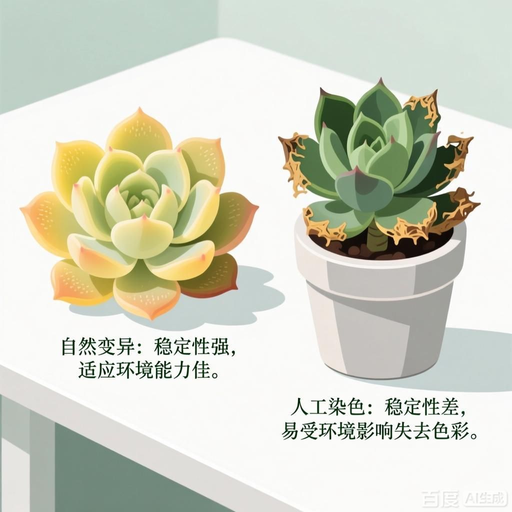 自然變異和人工染色在穩(wěn)定性上有何差異，自然變異和人工染色在生物學(xué)上有何差異