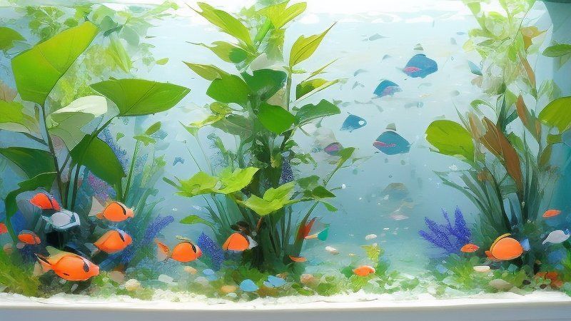 有哪些經(jīng)典的養(yǎng)魚顏色搭配案例，——————橙色魚缸搭配