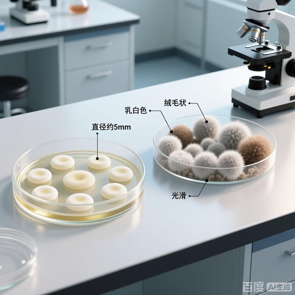 能否提供更多細菌和真菌的鑒別方法，如何鑒別細菌和真菌