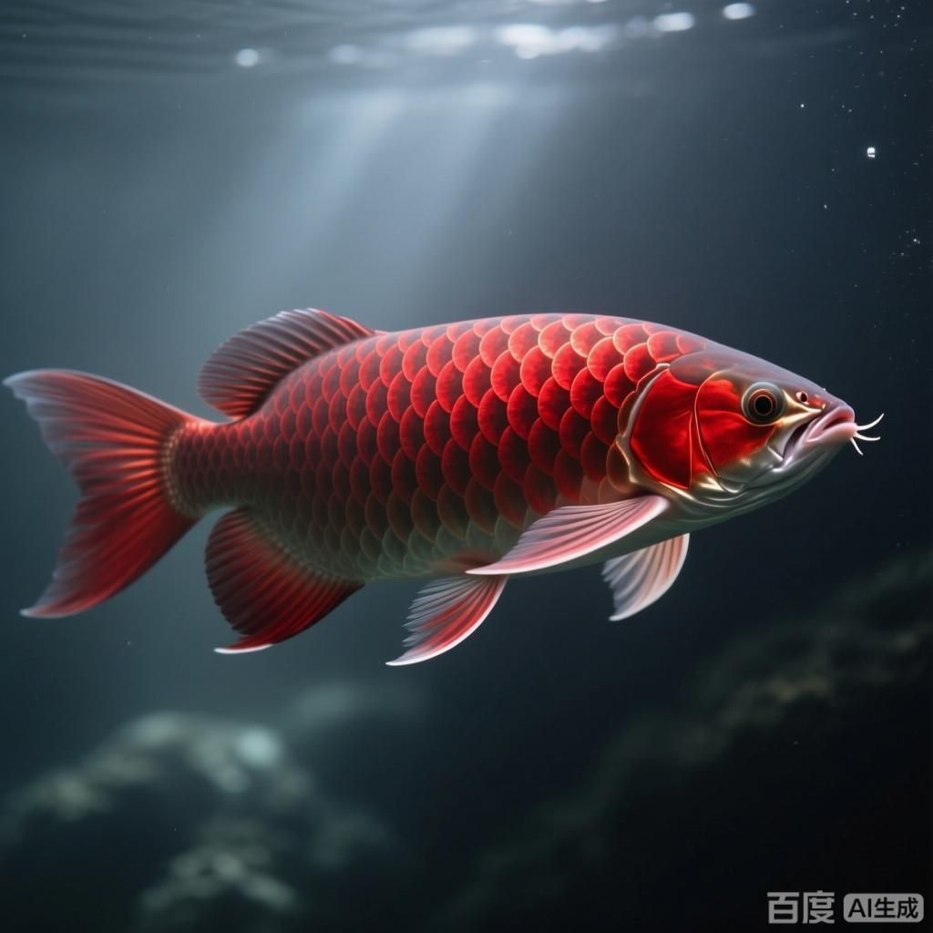 如何拍攝暗調背景下的紅龍魚，暗調背景下的紅龍魚