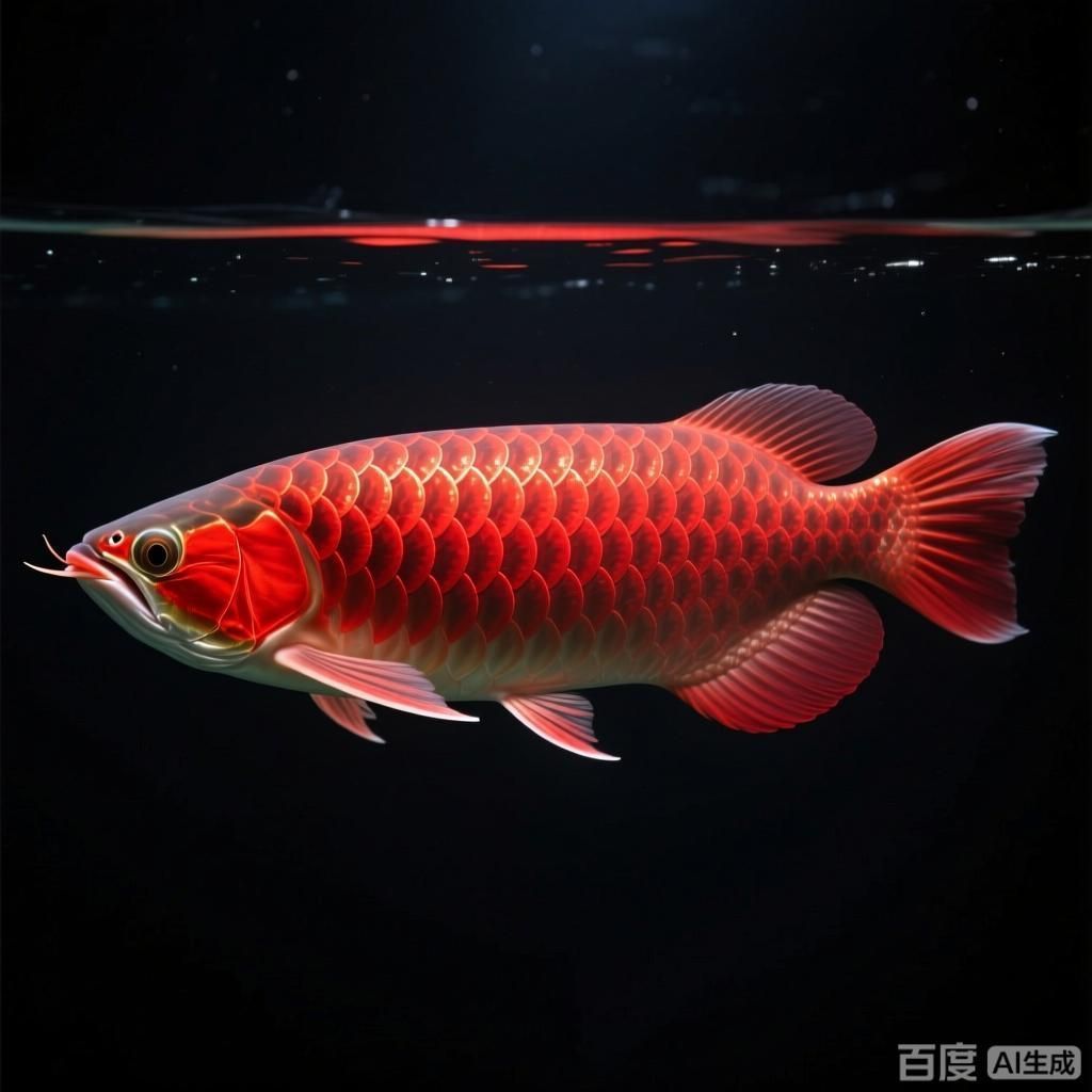 如何拍攝暗調背景下的紅龍魚，暗調背景下的紅龍魚