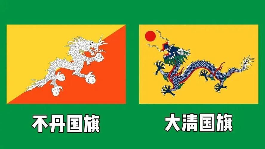能否提供紅龍旗在不同國家的詳細圖片，紅龍旗在國際賽事中的使用場景清單