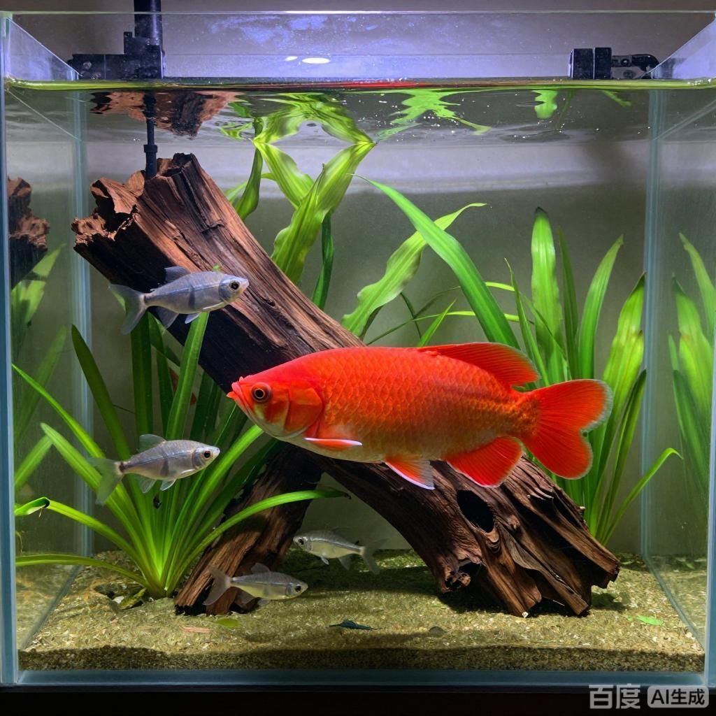 給我推薦一些適合與純紅龍魚(yú)混養(yǎng)的魚(yú)，與純紅龍魚(yú)混養(yǎng)的魚(yú)需要多大空間 給我推薦一些適合與純紅龍魚(yú)混養(yǎng)的魚(yú)，與純紅龍魚(yú)混養(yǎng)的魚(yú)需要多大空間 龍魚(yú)百科 第4張