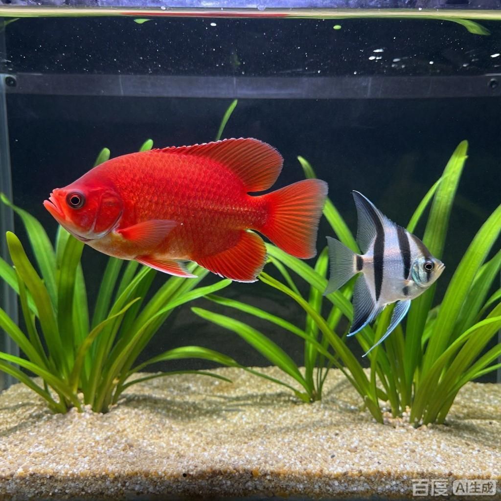 給我推薦一些適合與純紅龍魚(yú)混養(yǎng)的魚(yú)，與純紅龍魚(yú)混養(yǎng)的魚(yú)需要多大空間 給我推薦一些適合與純紅龍魚(yú)混養(yǎng)的魚(yú)，與純紅龍魚(yú)混養(yǎng)的魚(yú)需要多大空間 龍魚(yú)百科 第2張