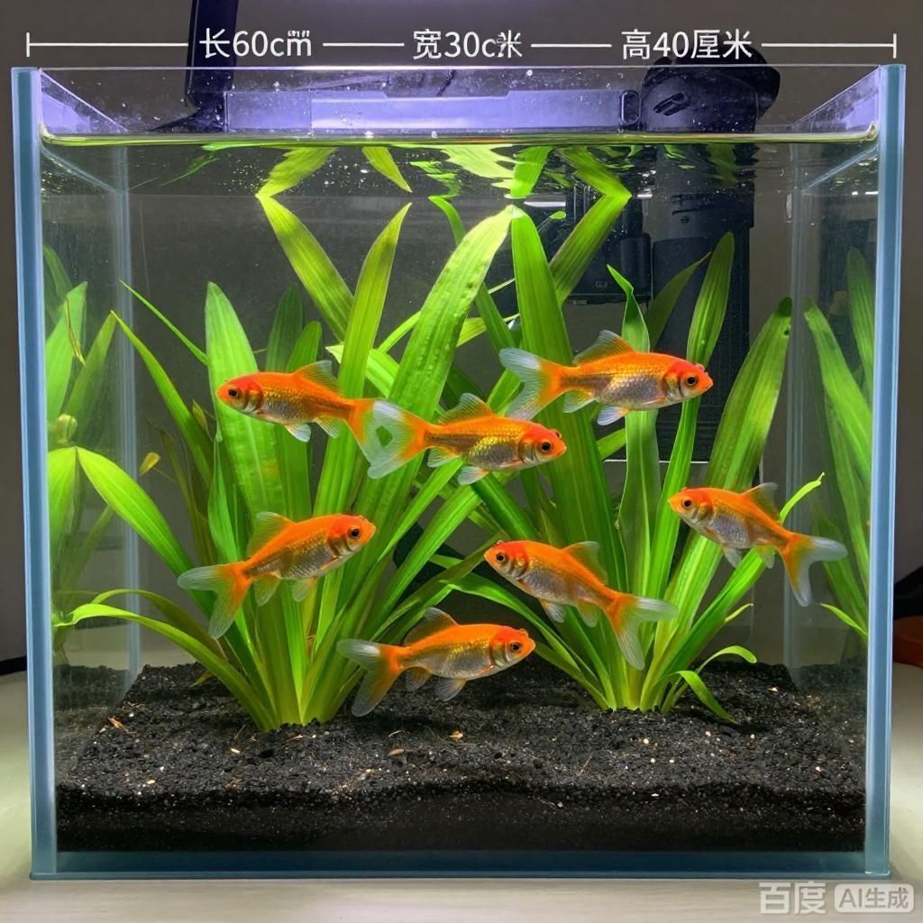 魚缸里養(yǎng)七條魚需要多大的空間，七條魚在60的魚缸里會顯得擁擠嗎？