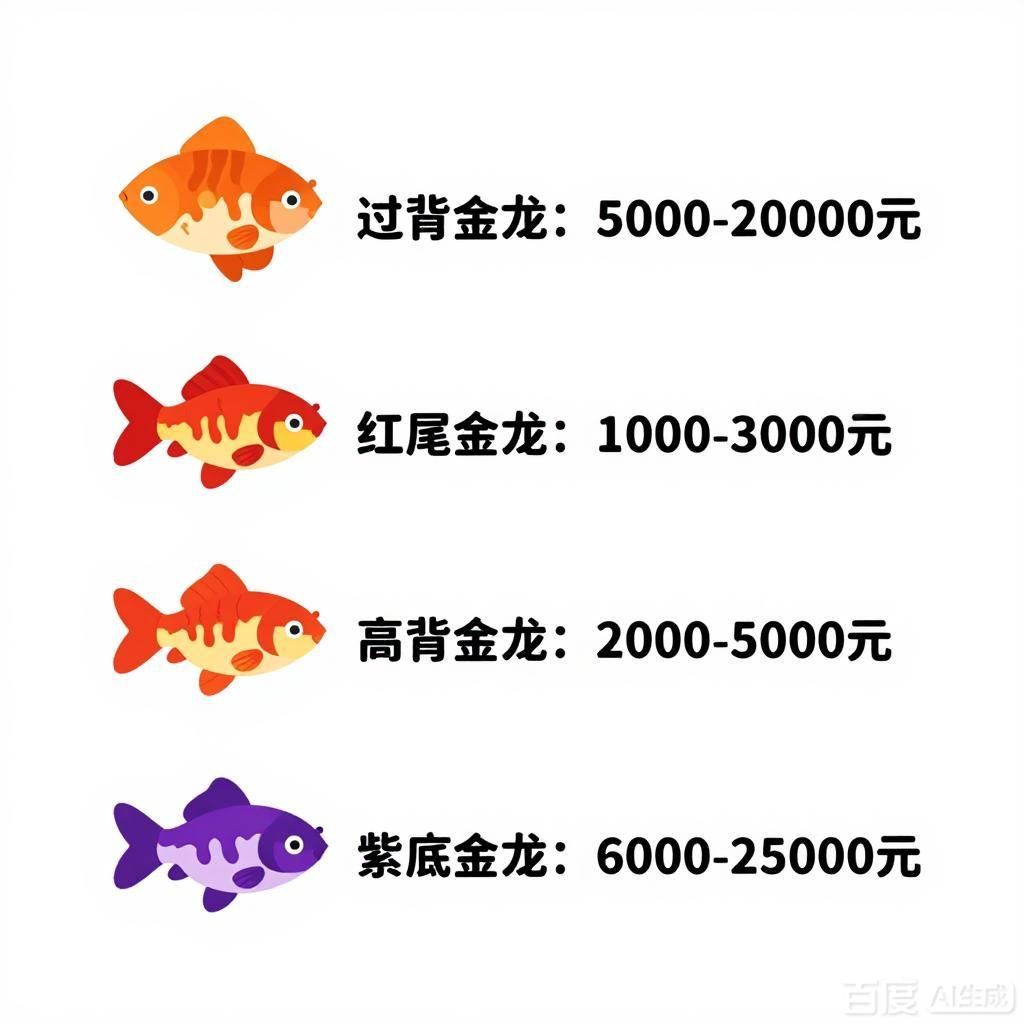 金龍魚各品種的價(jià)格范圍，金龍魚價(jià)格受哪些因素影響金龍魚價(jià)格受哪些因素影響