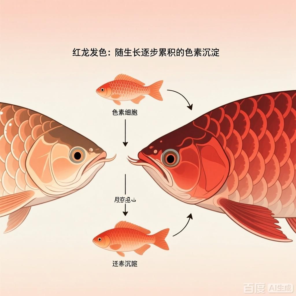 詳細解釋紅龍發色的科學原理，紅龍發色的科學原理