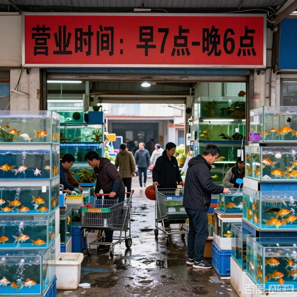 觀賞魚批發市場營業時間，觀賞魚批發市場的營業時間