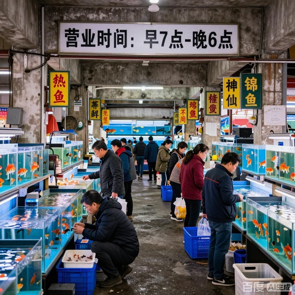 觀賞魚批發市場營業時間，觀賞魚批發市場的營業時間