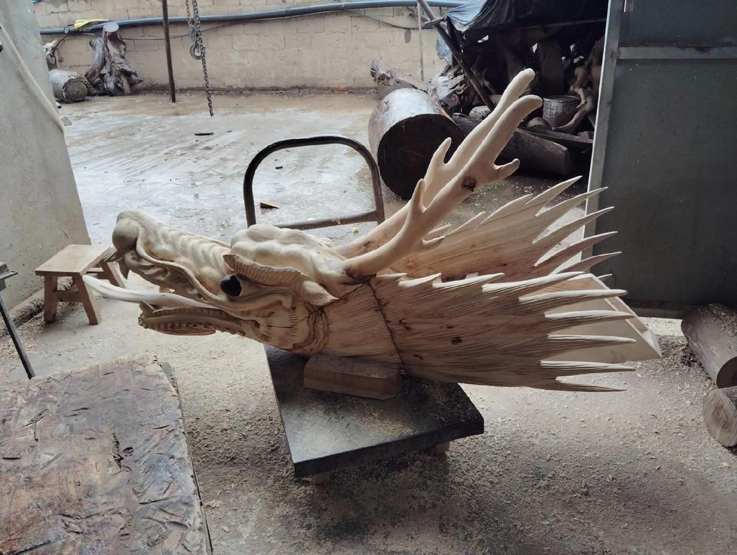 木雕龍頭圖片，木雕龍頭制作工藝的詳細步驟清單