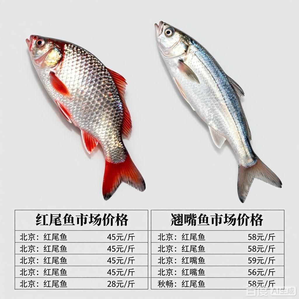 紅尾魚和翹嘴魚的市場價格對比，紅尾魚和翹嘴魚的價格對比，紅尾魚和翹嘴魚哪個更有營養