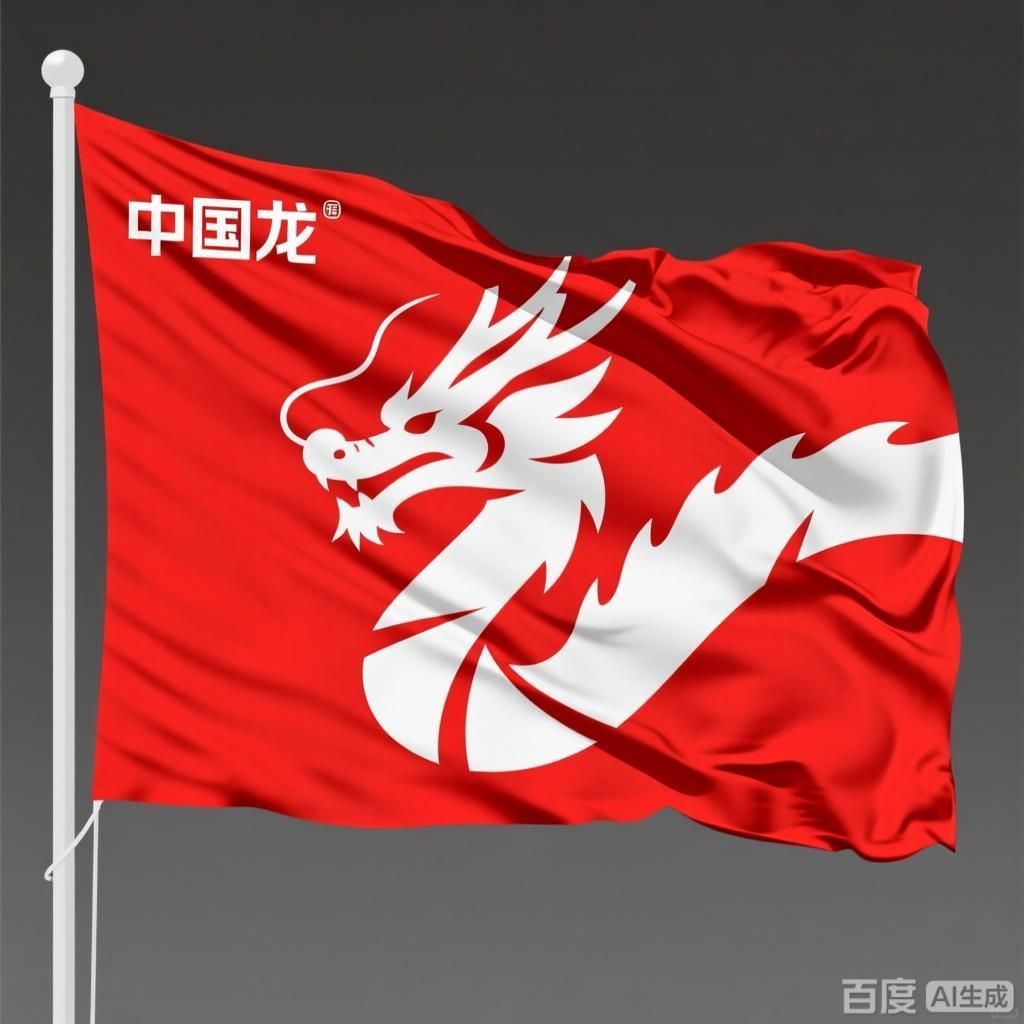 能否提供紅龍旗的設計草圖，紅龍旗的設計草圖