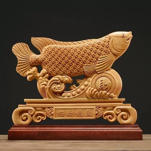 有沒有龍頭魚擺件的圖片示例，龍頭魚擺件有哪些材質選擇