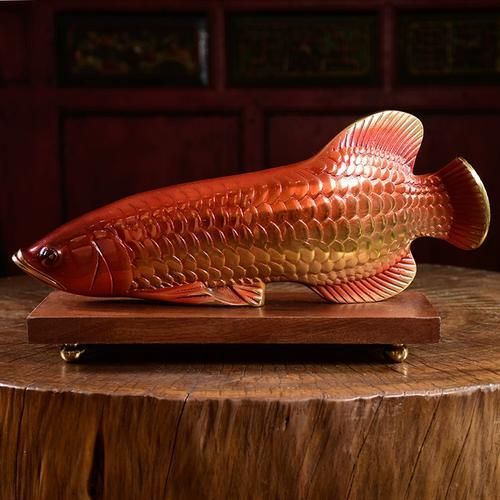 有沒有龍頭魚擺件的圖片示例，龍頭魚擺件有哪些材質選擇